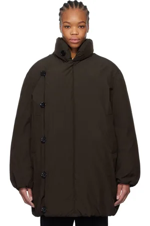 LEMAIRE Brown Long Puffer Down Coat