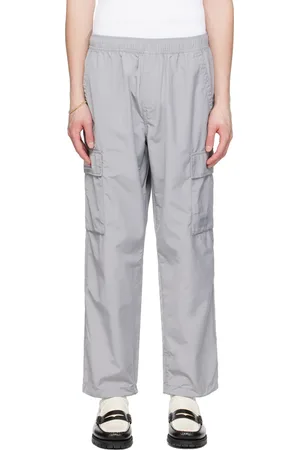 A Bathing Ape Gray Patch Cargo Pants