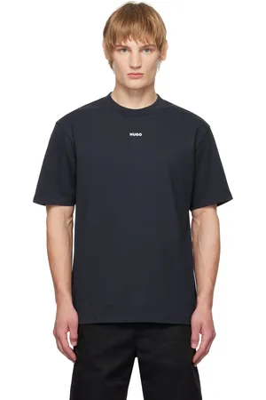 HUGO BOSS Navy Relaxed-Fit Cotton T-Shirt