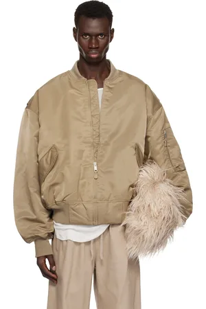 Entire Studios Khaki Broad Bomber Jacket