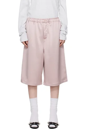 Abra Pink Satin Shorts
