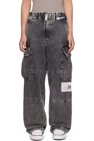 Maison Mihara Yasuhiro Gray Military Cotton Cargo Pants