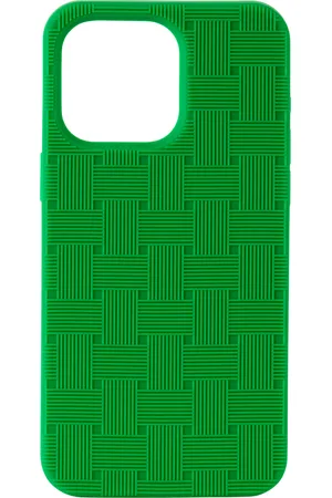 Bottega Veneta Green Intreccio iPhone 15 Pro Max Case