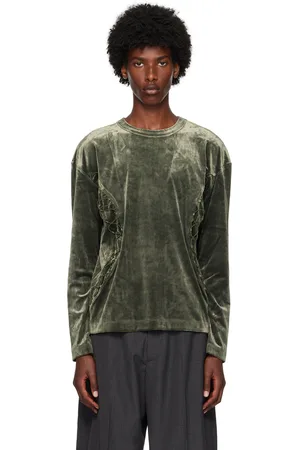 Andersson Bell Green Lace-Up Sweater
