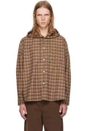 DUNST Beige Hooded Shirt