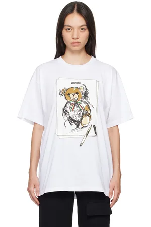 Moschino White Teddy Bear T-Shirt