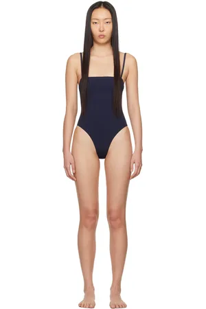 MATTEAU Navy Petite Square Swimsuit