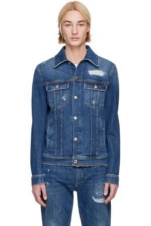 Dolce & Gabbana Blue Stretch Denim Jacket
