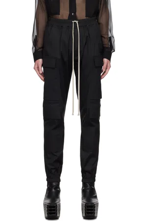 Rick Owens Black Porterville Mastodon Megacargo Cargo Pants
