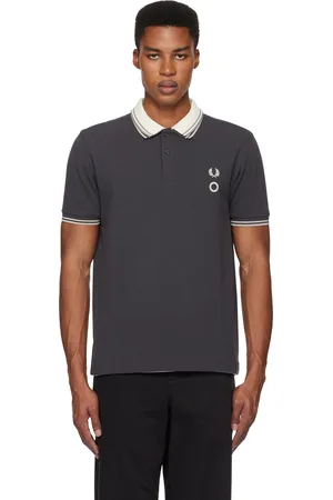 CRAIG GREEN Gray Fred Perry Edition Short Sleeve Reversible Polo