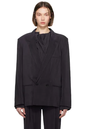 LEMAIRE Purple Soft Tailored Blazer