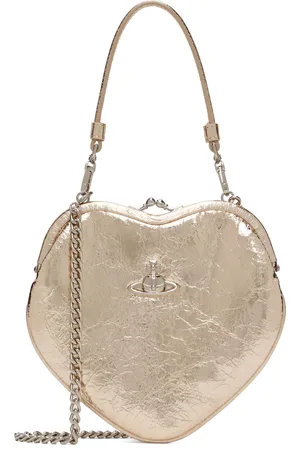 Vivienne Westwood Gold Belle Heart Frame Bag