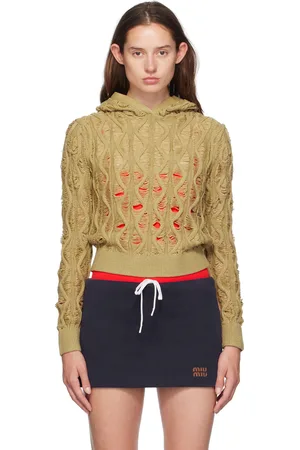 Isa Boulder Beige Fudgy Sloping Hoodie