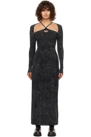 Diesel Black D-Marinel Maxi Dress