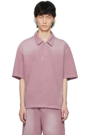 Solid Purple Garment-Dyed Polo