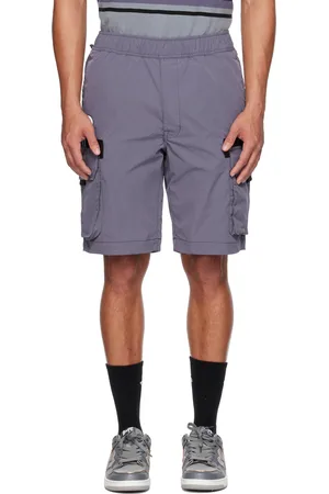 A Bathing Ape Purple Patch Cargo Shorts