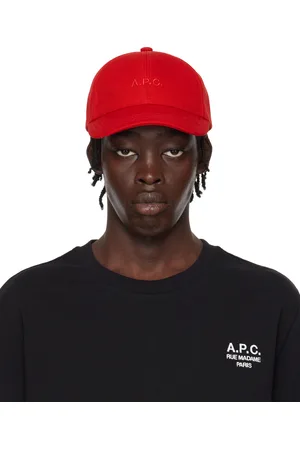 A.P.C. Red Charlie Baseball Cap