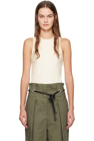 3.1 Phillip Lim Off-White Crewneck Tank Top