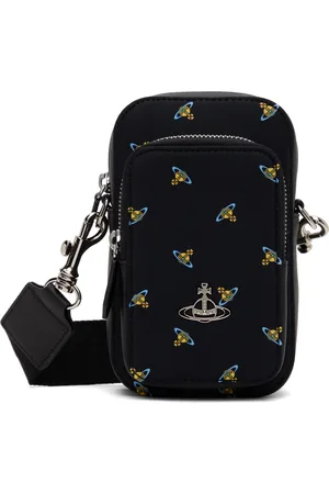 Vivienne Westwood Black Phone Crossbody Pouch