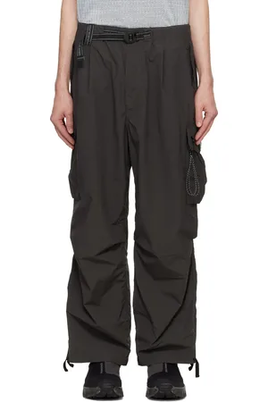 and wander Gray Oversized Cargo Pants