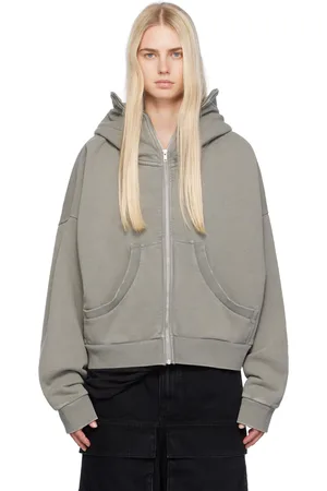 Entire Studios Gray Full Zip Hoodie