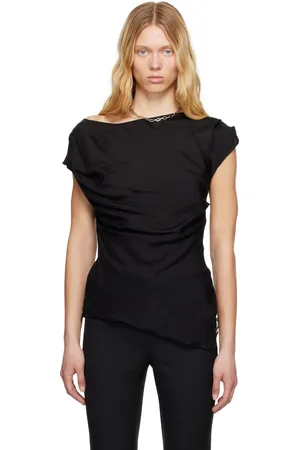 Entire Studios Black Twist Blouse