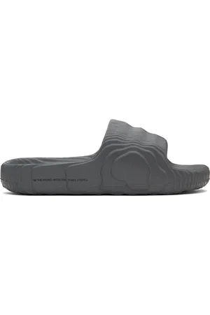 adidas Gray Adilette 22 Pool Slides