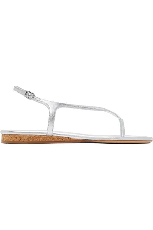 GABRIELA HEARST Silver Gia Sandals