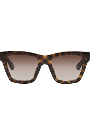 Gucci Brown Cat Eye Sunglasses