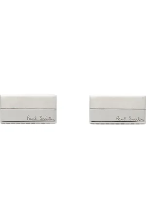 Paul Smith Silver Sig Edge Cuff Links