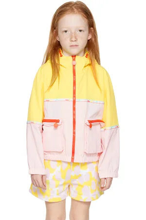 Stella McCartney Kids Pink & Yellow Zip Jacket