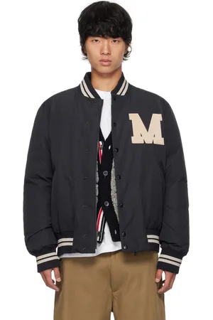 Moncler Navy Lateltin Down Bomber Jacket