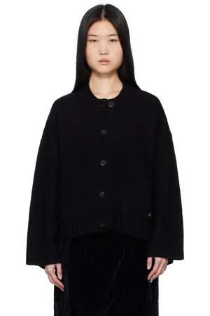 Holzweiler Black Wool Wide Cardigan