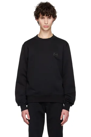 Dolce & Gabbana Black Logo Plaque Sweatshirt