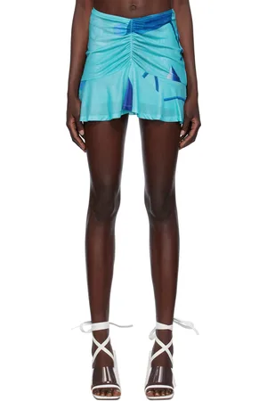 Miaou Blue Alva Miniskirt