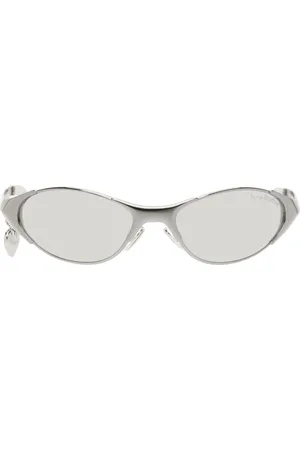 Acne Studios Gunmetal Metal Frame Charm Sunglasses