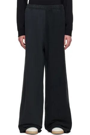 Maison Margiela Black Wide-Leg Sweatpants