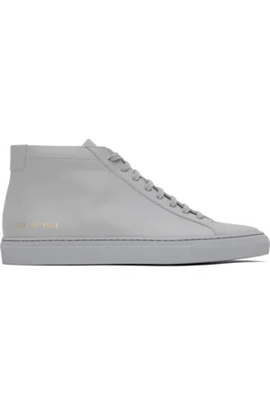 COMMON PROJECTS Gray Achilles Mid Sneakers