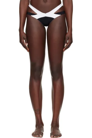 Agent Provocateur Black & White Mazzy Bikini Bottom