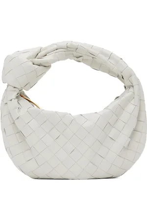 Bottega Veneta White Mini Jodie Bag