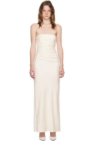 Bec & Bridge Off-White Eternity Maxi Dress
