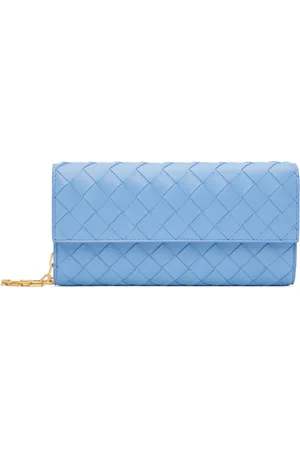 Bottega Veneta Blue Chain Wallet