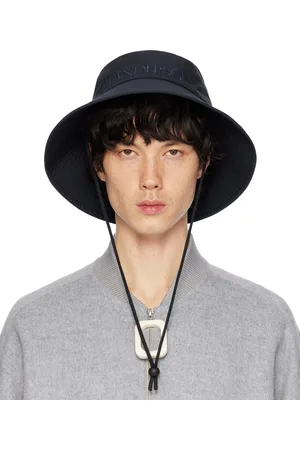 J.W.Anderson Navy Logo Shade Bucket Hat