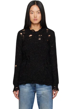R13 Black Grunge Sweater
