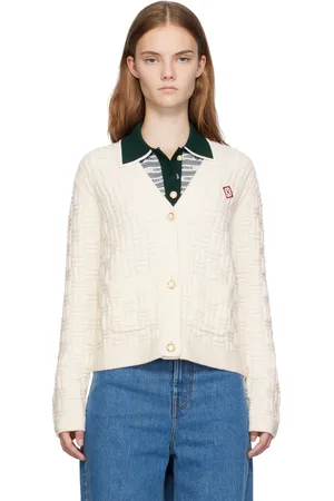 Casablanca Off- Column Knit Cardigan