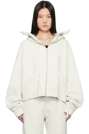 Entire Studios Off-White Full Zip Hoodie