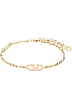 VALENTINO GARAVANI Gold VLogo Signature Metal Bracelet