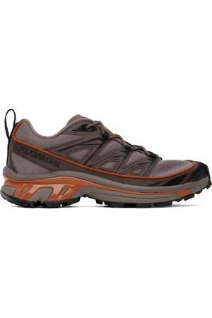 Salomon Brown & Orange Xt-6 Expanse Sneakers