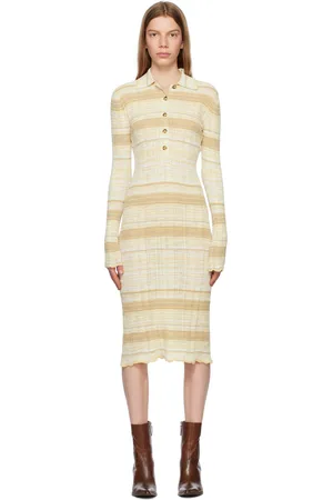 Acne Studios SSENSE Exclusive Beige Midi Dress