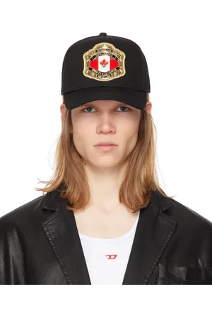 Dsquared2 Black Boxeur Patch Cap